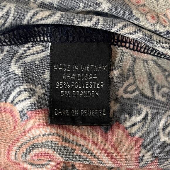 Glamour Boho Maxi Dress Sz 4P Paisley Patchwork Pleated Festival Western Hippie - Picture 8 of 10